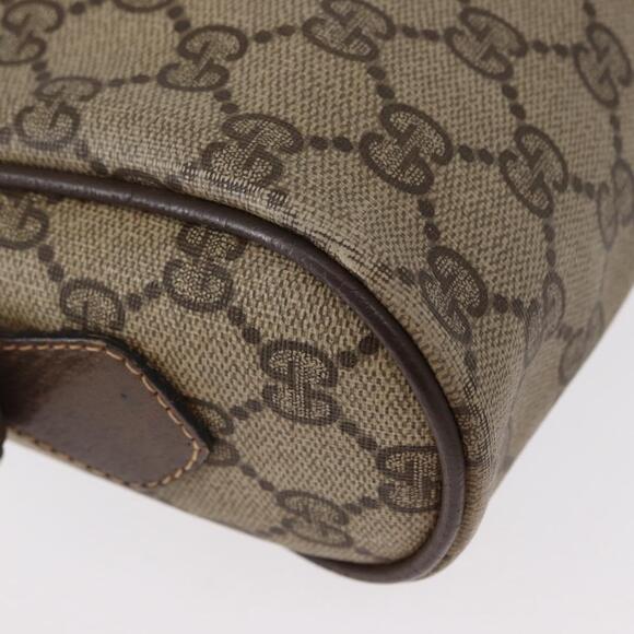 GUCCI GG Supreme Web Sherry Line Bag PVC Beige Gold 32 02 004 Auth 151575 - Picture 16 of 16